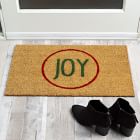 Nickel Designs Hand-Painted Doormat - Joy
