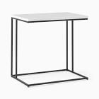 Streamline Wide C-Side Table (26&quot;) - Marble