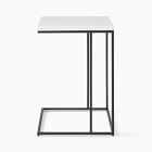 Streamline Wide C-Side Table (26&quot;) - Marble