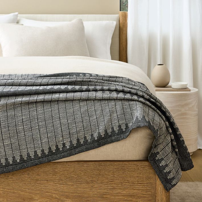 Reversible Woven Bed Blanket