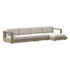 Telluride Outdoor 3-Piece Chaise Sectional Cushion Covers