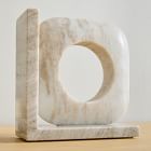 Bellport Link Marble Bookends | West Elm