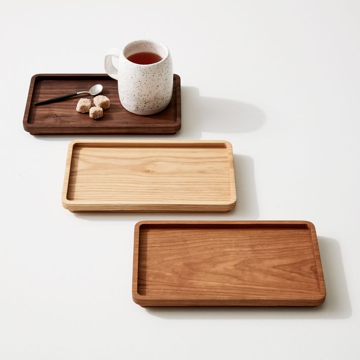 Holler Design Wood Coffee Tray | West Elm