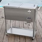 Permasteel 80 Qt. Portable Rolling Patio Cooler w/ Bottom Tray