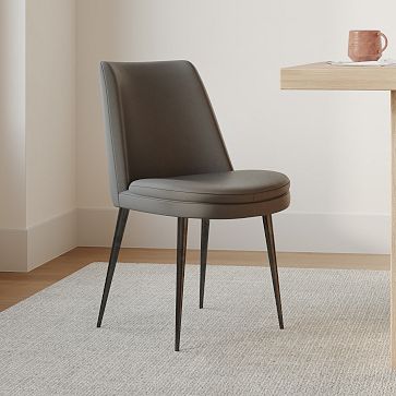 Finley Low-Back Leather Dining Chair (Set of 2) | West Elm