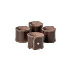 Costa Nova Leather Napkin Rings (Set of 4)