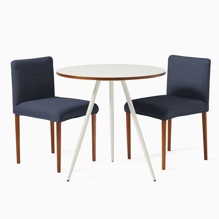 Wren Bistro Table &amp; 2 Ellis Chairs Set