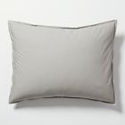 Organic Washed Cotton Percale Duvet Cover &amp; Shams - Clearance