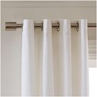 European Flax Linen Blackout Grommet Curtain