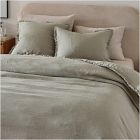 European Flax Linen Ruffle Duvet Cover &amp; Shams