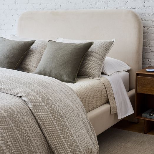 Kirra Textured Cotton Duvet Cover & Shams West Elm