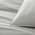 Organic Washed Cotton Percale Duvet Cover &amp; Shams - Clearance