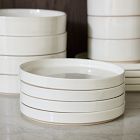 Straight-Sided Stoneware Dinner Plate Sets