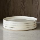 Straight-Sided Stoneware Dinner Plate Sets