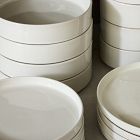 Straight-Sided Stoneware Dinner Plate Sets