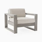 Portside Wood Outdoor Lounge Chair &amp; Ottoman Set