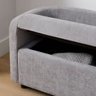 Bacall Curved Storage Bench