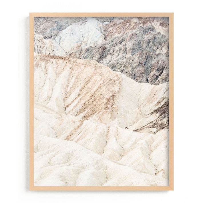 Limited Edition &quot;White Canyon 3&quot; Framed Wall Art by Minted for West Elm