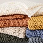 Chunky Cotton Knit Throw