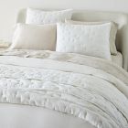 European Flax Linen Waffle Quilt &amp; Shams