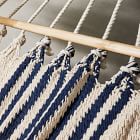 Double Weave Fringed Hammock - Colonial Navy Blue