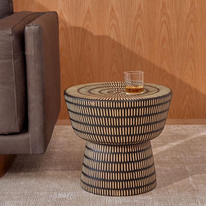 Faroe Textured Side Table (13&quot;)