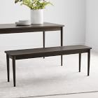 Modern Farmhouse Dining Bench - Dark Mineral