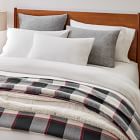 Buffalo Plaid Sherpa Bed Blanket