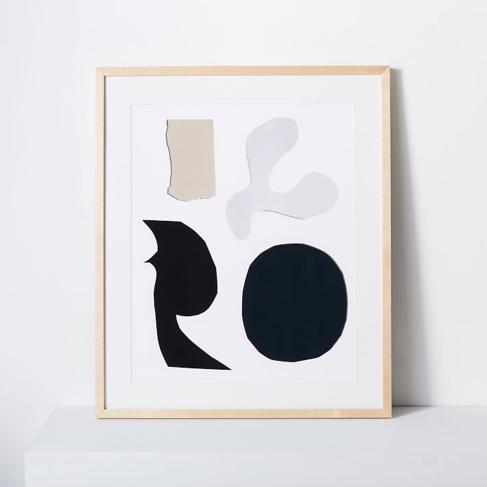 Kate Arends Framed Print - Four Shapes