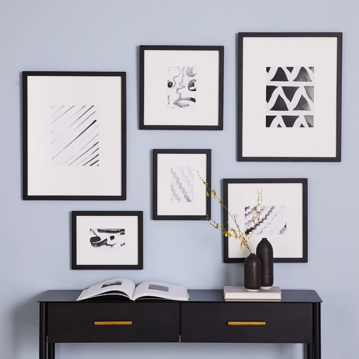 Build a Gallery Wall Sets - Black Wood Frames
