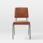 Wire Frame Leather Dining Chair