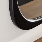 Mid-Century Asymmetrical Wood Wall Mirror