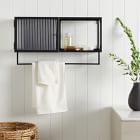 Daphne Mounted Bath Storage Cabinet - Open Cabinet