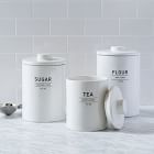 Utility Stoneware Kitchen Canisters - Clearance