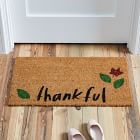 Nickel Designs Hand-Painted Doormat - Thankful