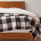 Buffalo Plaid Sherpa Bed Blanket