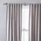 Oversized Adjustable Curtain Rod w/ Cylinder Finials - Polished Nickel