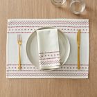 Cross Stitch Embroidery Placemat (Set of 2)