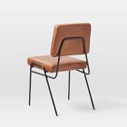 Wire Frame Leather Dining Chair