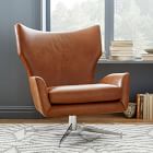 Hemming Leather Swivel Chair