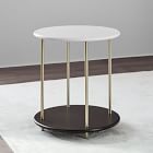 Tiered Quartz Side Table
