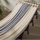 Double Weave Fringed Hammock - Colonial Navy Blue