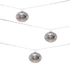Metallic Solar String Lights &ndash; Silver