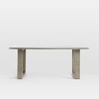 Portside Outdoor Concrete Dining Table (72&quot;) - ADA