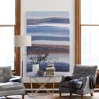 Oversized Abstract Waves Framed Wall Art by Sarah Campbell