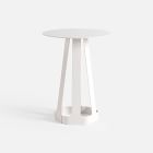 Misewell Sixagon Side Table - Ivory