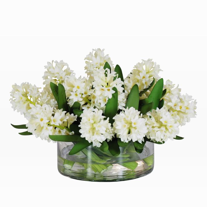 Faux Hyacinth w/ Vase