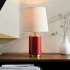 Small Pillar Table Lamp - Paprika