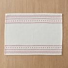 Cross Stitch Embroidery Placemat (Set of 2)