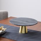 Tiered Marble Cake Stand - Black